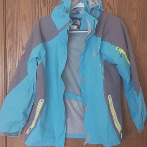 North Face Goretex XDR blue waterproof